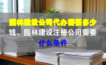 園林建設(shè)公司代辦需要多少錢、園林建設(shè)注冊公司需要什么條件